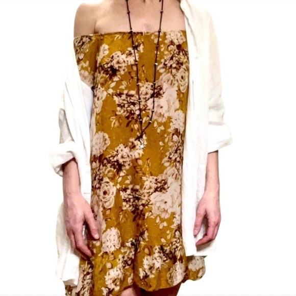 NWT Elena Baldi Made In Italy Silk Blend Floral Ruffle Hem Dress Size XL - Picture 7 of 9